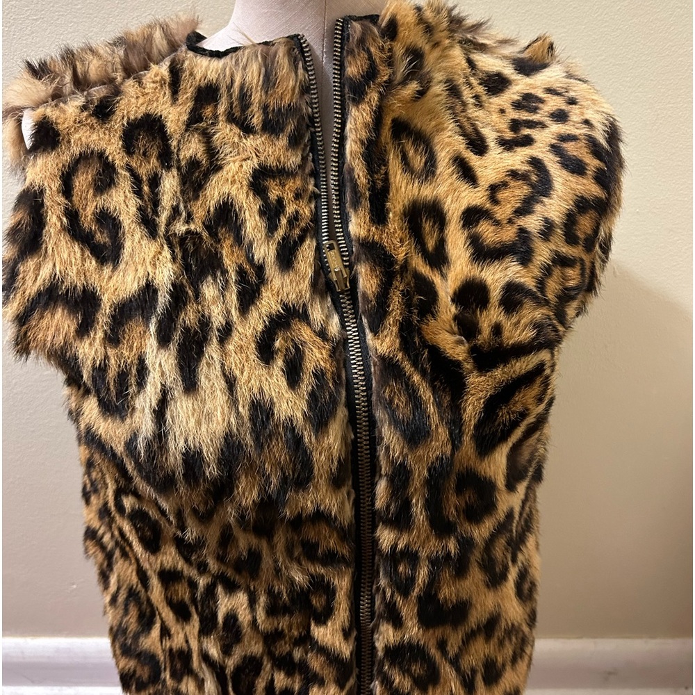 Vintage real fur vest